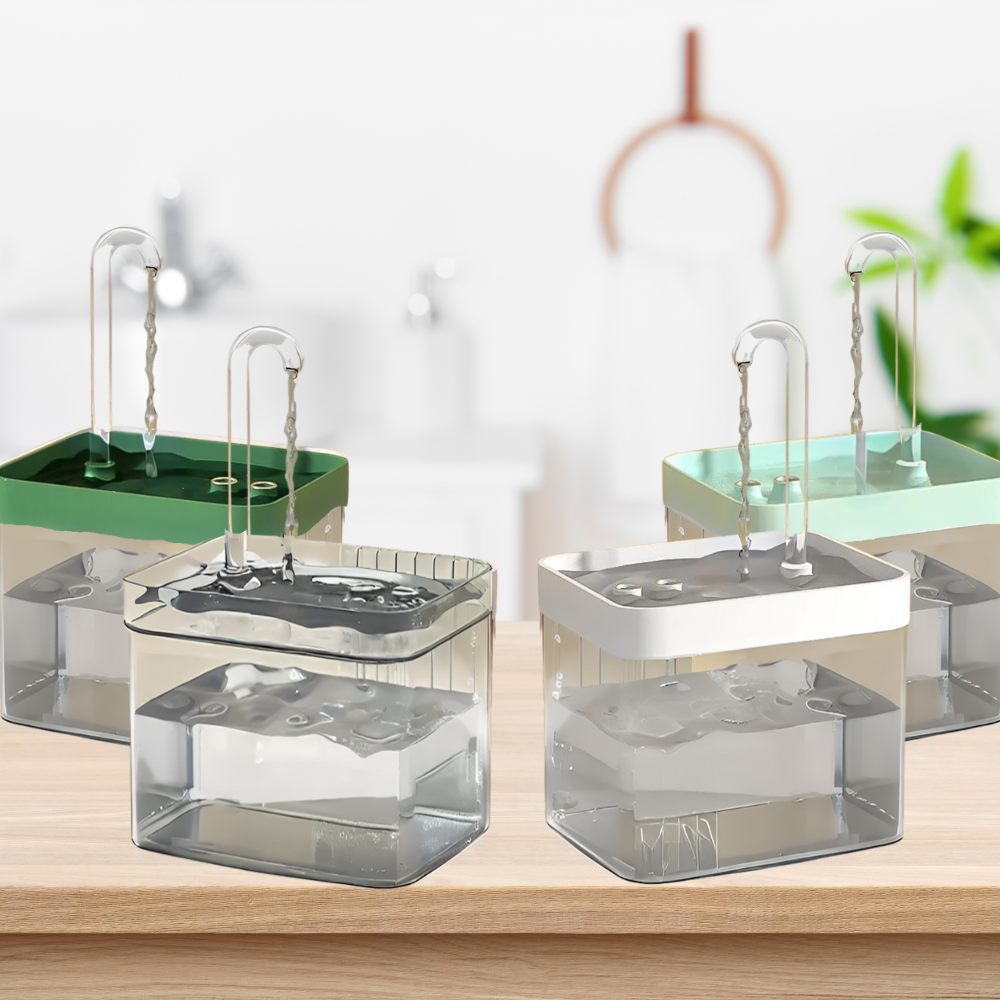 CatTap™ 2.0 - #1 Best-Selling Filtered Transparent Water Fountain for Cats
