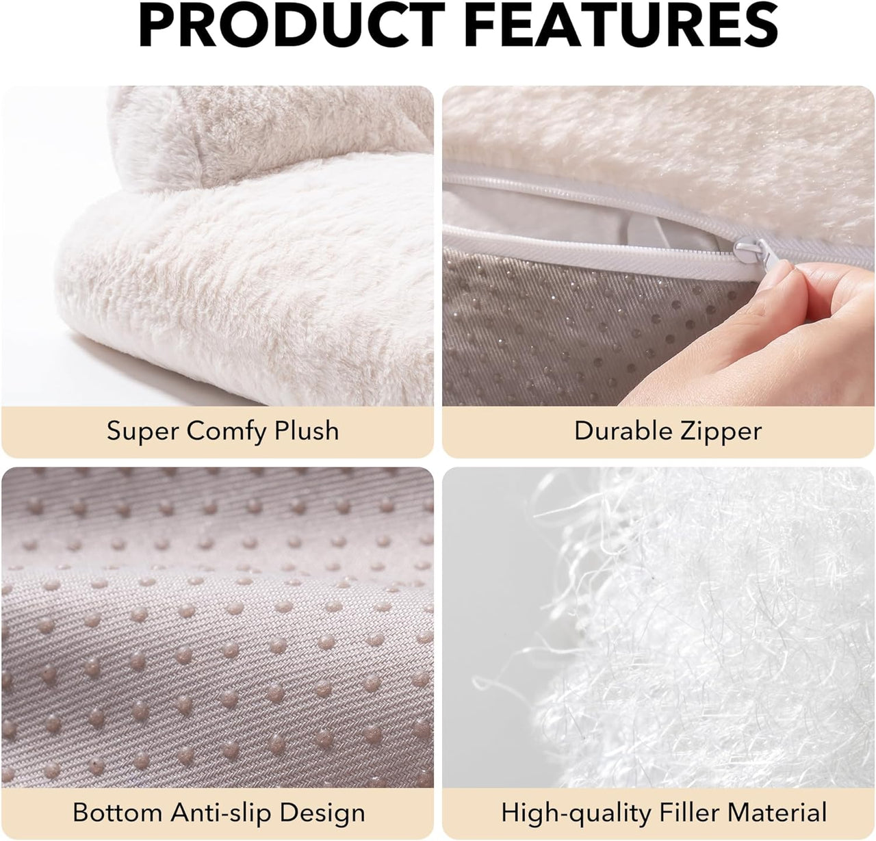 PamperedPups™ - Luxurious, Plush, Anti-Anxiety Sofa Couch for Cats and Dogs