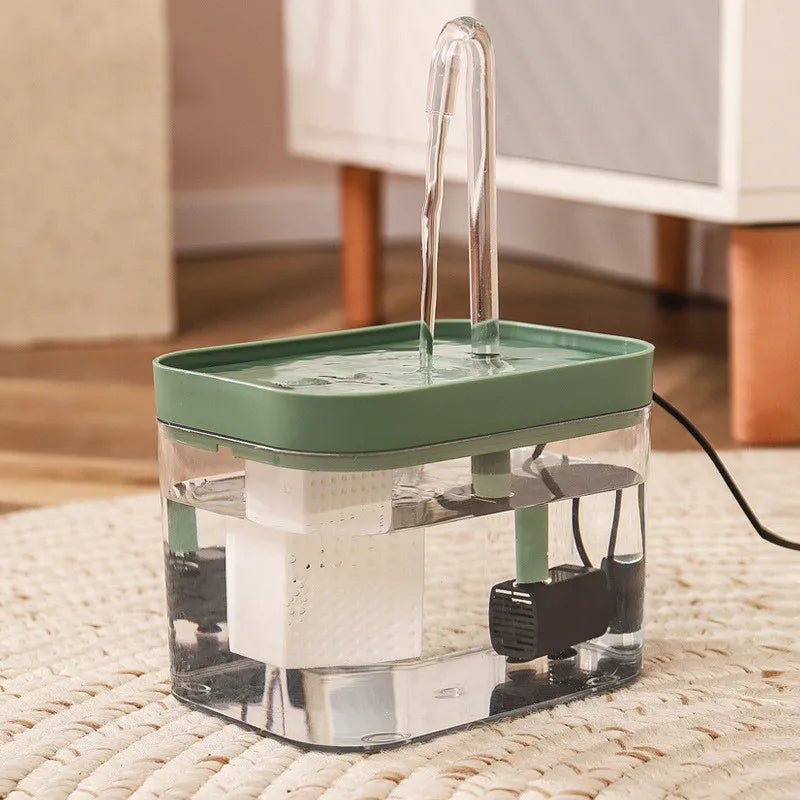 CatTap™ 2.0 - #1 Best-Selling Filtered Transparent Water Fountain for Cats