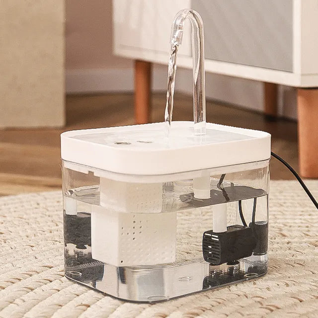 CatTap™ 2.0 - #1 Best-Selling Filtered Transparent Water Fountain for Cats