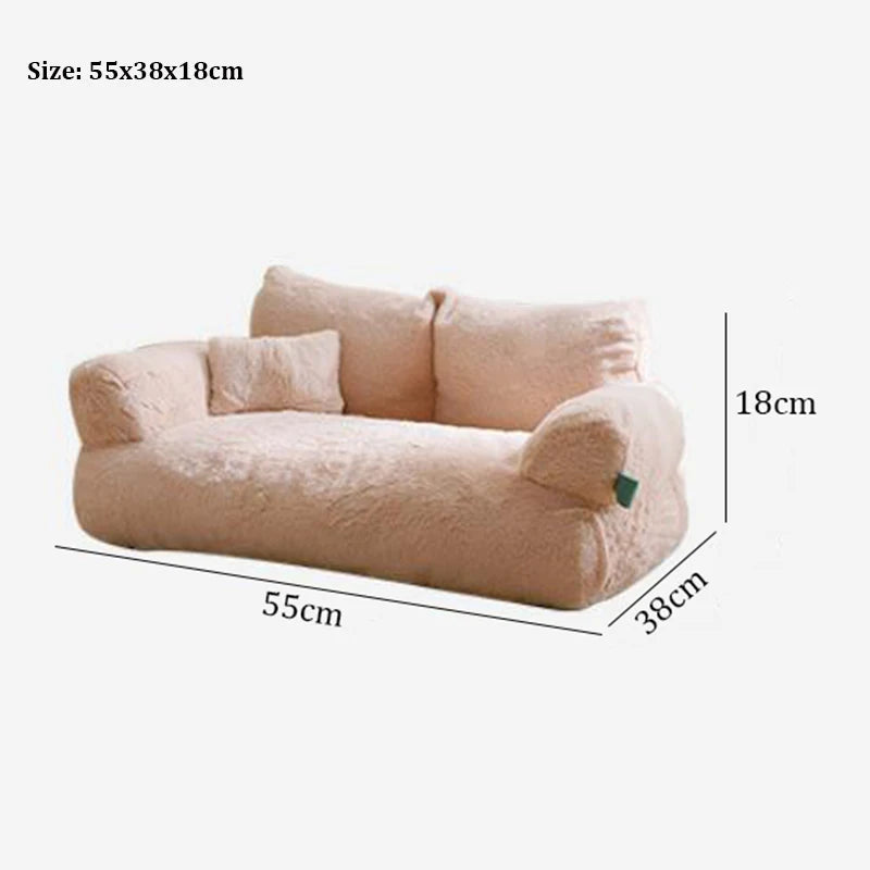PamperedPups™ - Luxurious, Plush, Anti-Anxiety Sofa Couch for Cats and Dogs