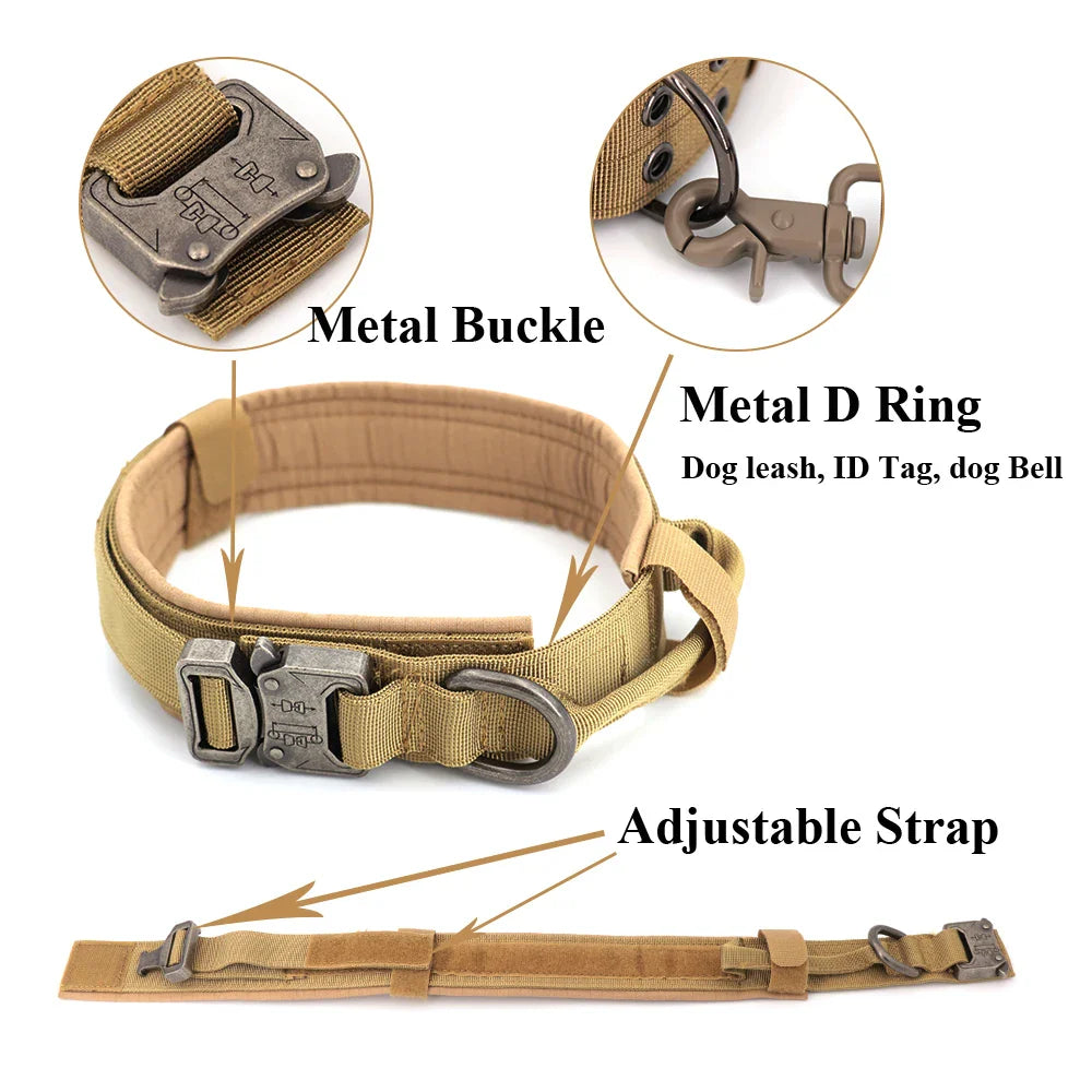 Large Dog Harness Collar Leash Set