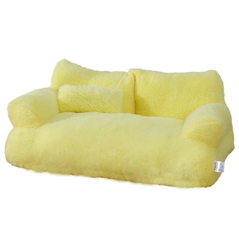 PamperedPups™ - Luxurious, Plush, Anti-Anxiety Sofa Couch for Cats and Dogs