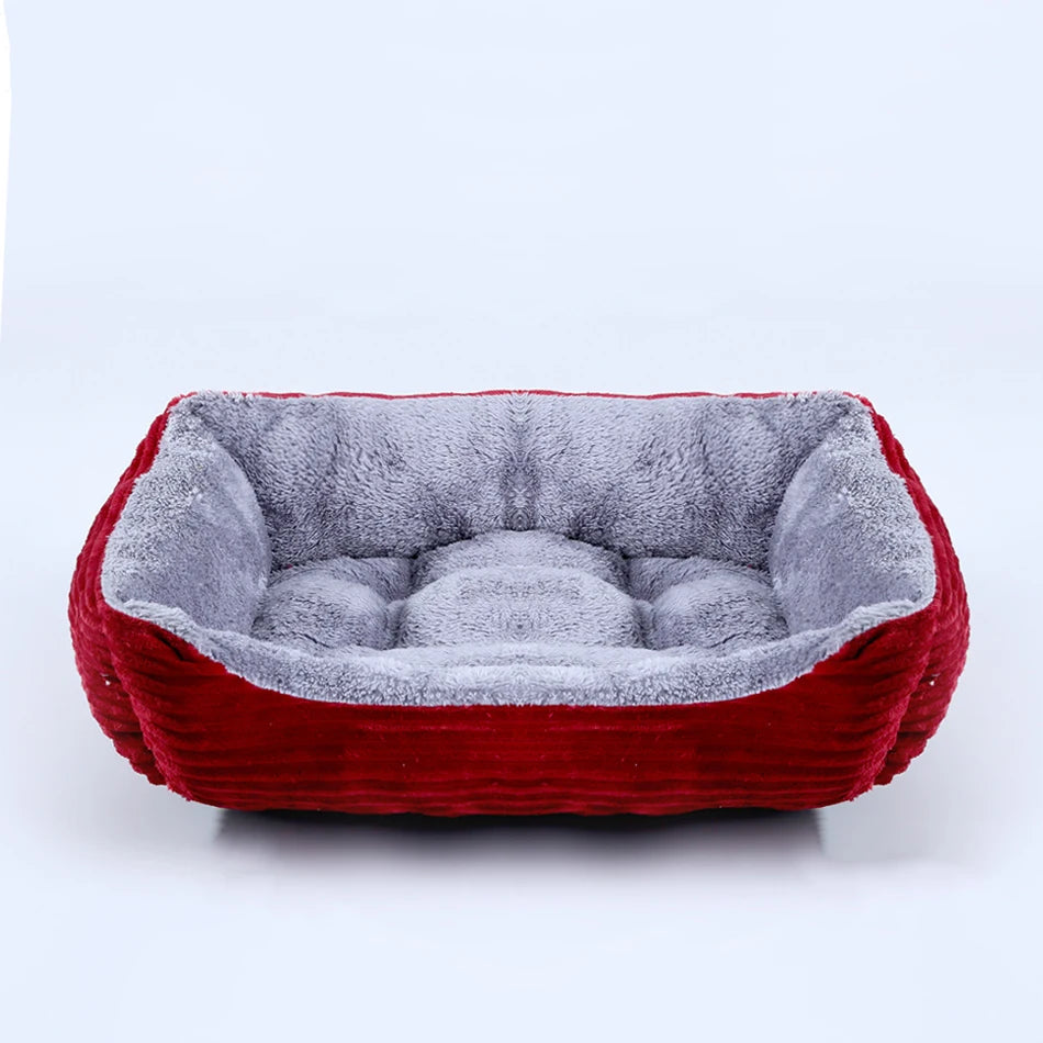 PamperedPups⢠- Super Soft and Cozy Classic Pet Bed for Dogs & Cats