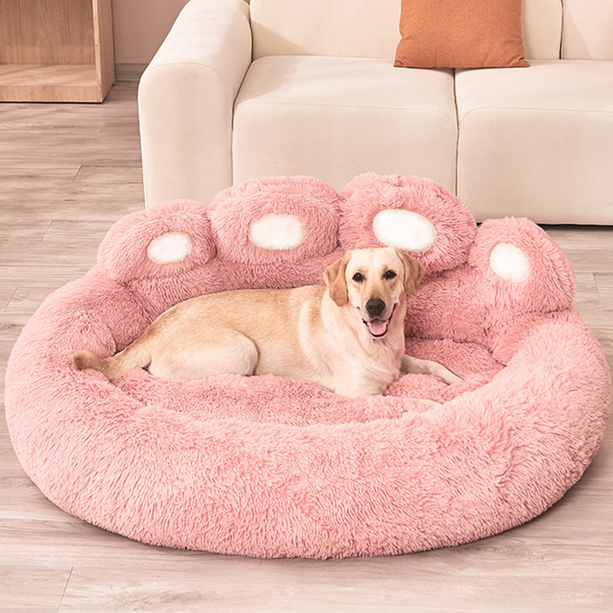 PamperedPups™ - #1 Top-Rated Anti-Anxiety Calming Donut Bed for Cats and Dogs
