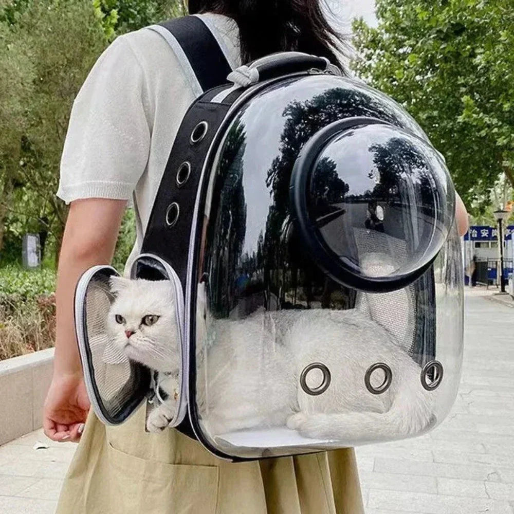 CozyCruise™ - Transparent Backpack and Carrier for Cats and Dogs