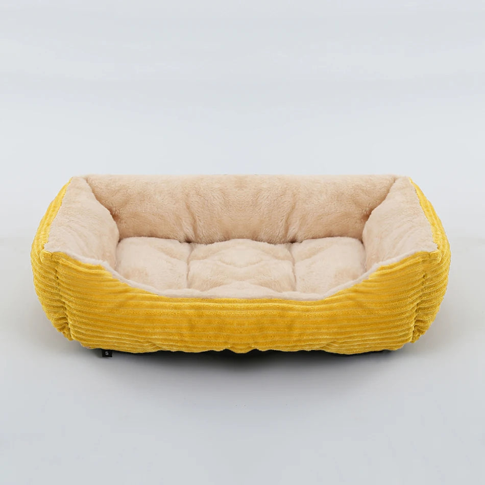 PamperedPups⢠- Super Soft and Cozy Classic Pet Bed for Dogs & Cats