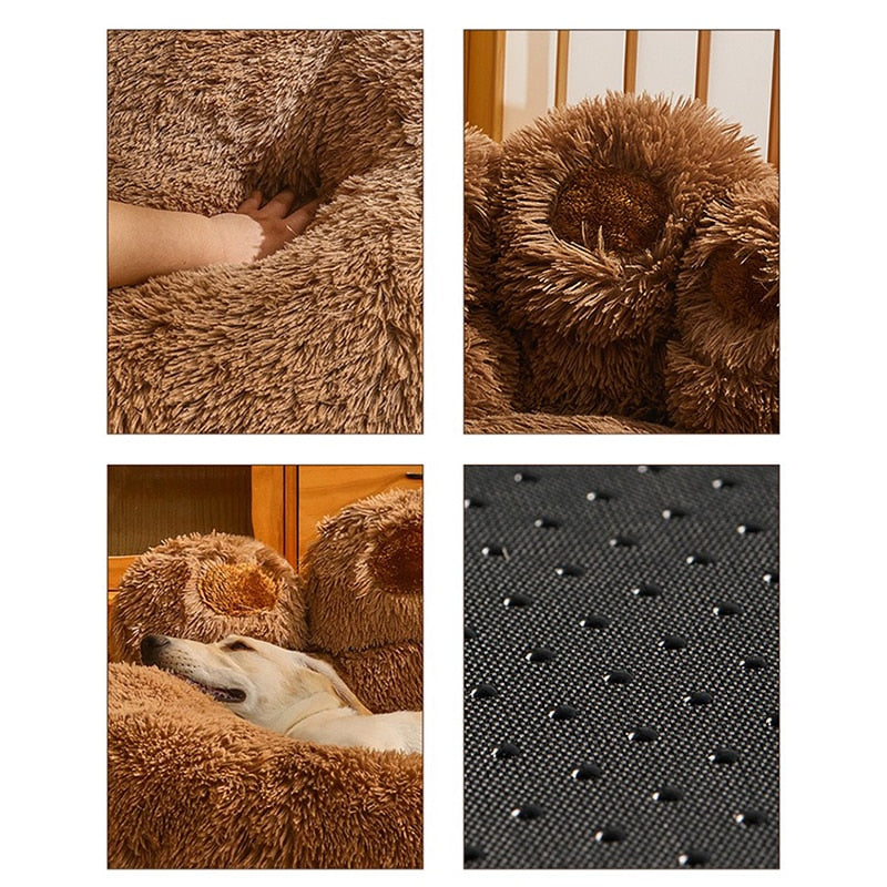 PamperedPups™ - #1 Top-Rated Anti-Anxiety Calming Donut Bed for Cats and Dogs