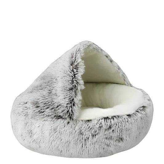 BurrowBuddy™ - #1 Best-Selling Plush Cave Bed For Cats and Small Dogs