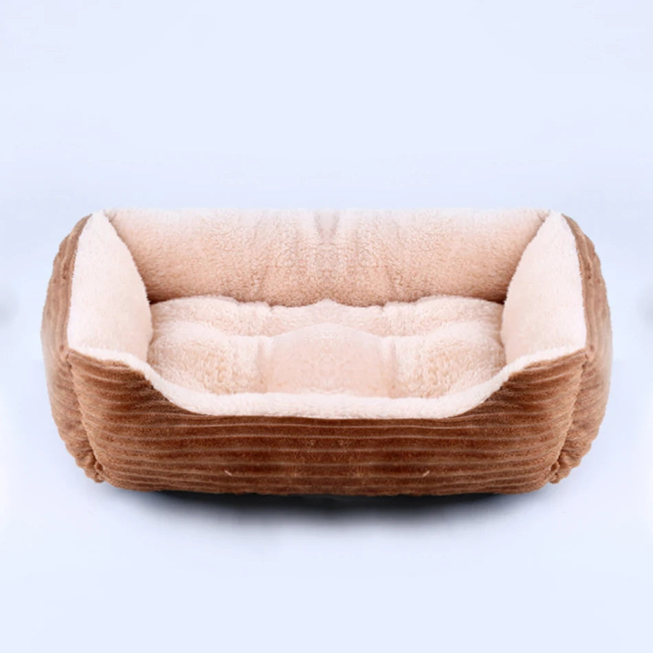 PamperedPups⢠- Super Soft and Cozy Classic Pet Bed for Dogs & Cats