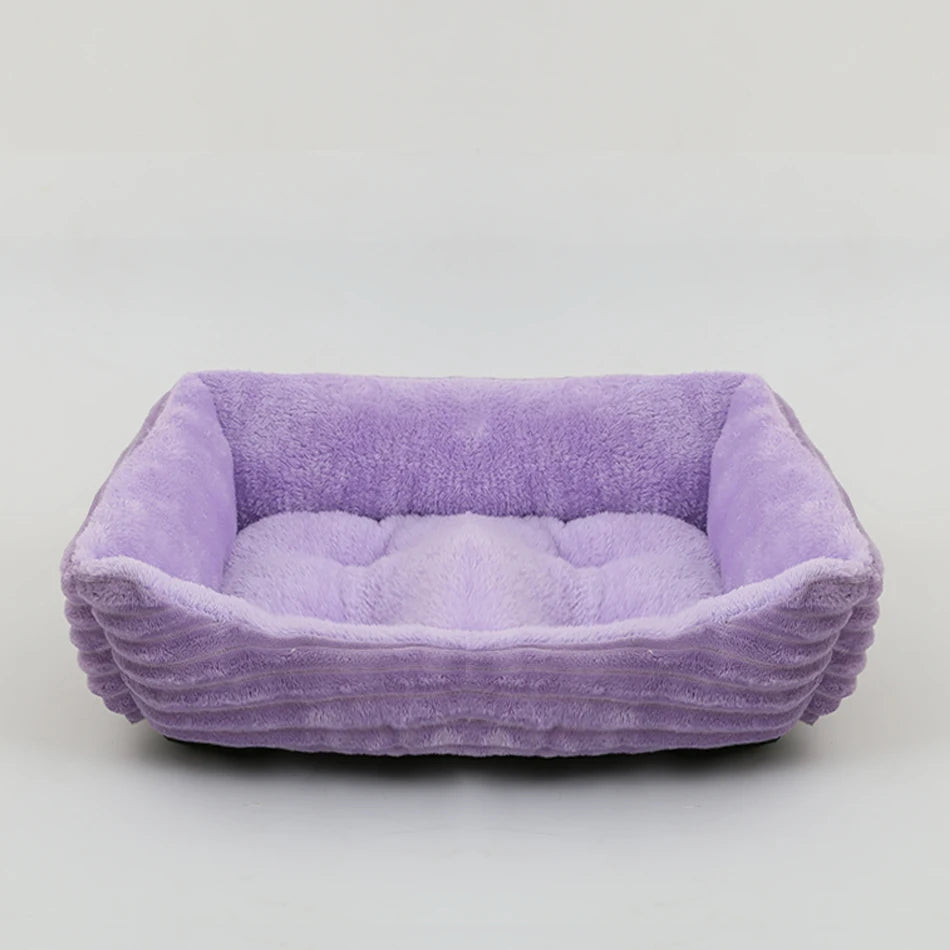 PamperedPups⢠- Super Soft and Cozy Classic Pet Bed for Dogs & Cats