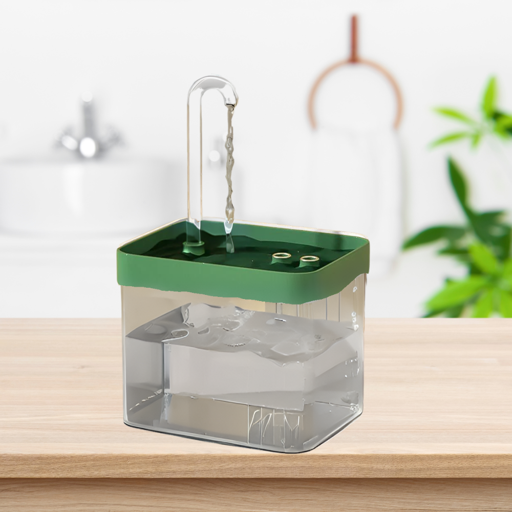 CatTap™ 2.0 - #1 Best-Selling Filtered Transparent Water Fountain for Cats