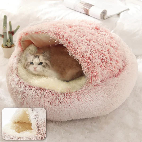 BurrowBuddy™ - #1 Best-Selling Plush Cave Bed For Cats and Small Dogs