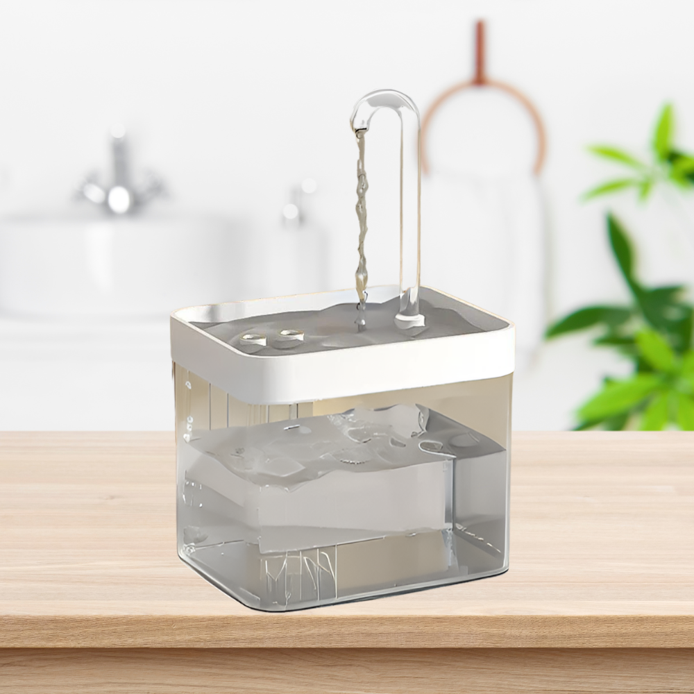 CatTap™ 2.0 - #1 Best-Selling Filtered Transparent Water Fountain for Cats