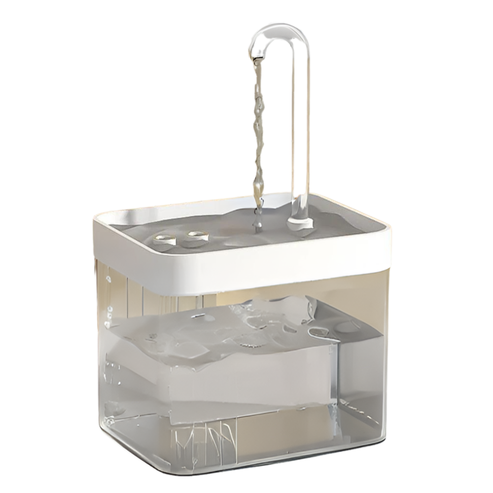 CatTap™ 2.0 - #1 Best-Selling Filtered Transparent Water Fountain for Cats