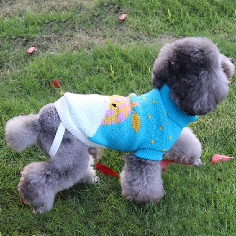 PamperedPups™ - Warm Knitted Winter Sweater for Small/Medium Dogs and Cats