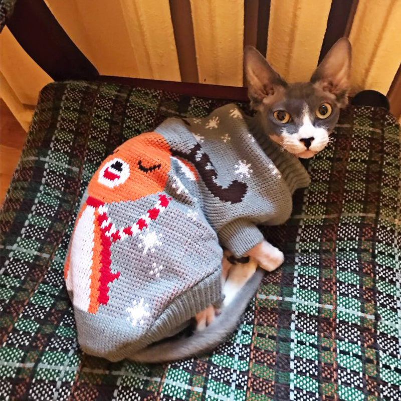 PamperedPups™ - Warm Knitted Winter Sweater for Small/Medium Dogs and Cats