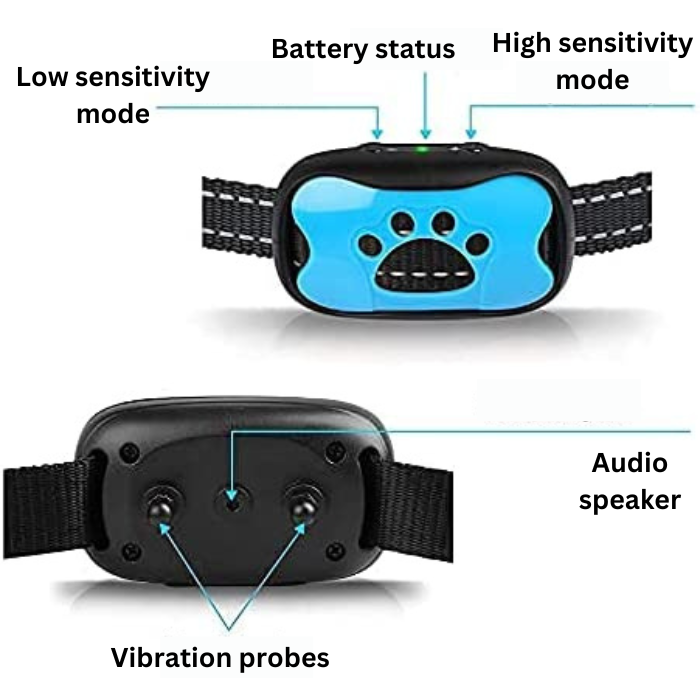 Pampered Pups™ - #1 No Shock Smart Training Bark Collar for Dogs