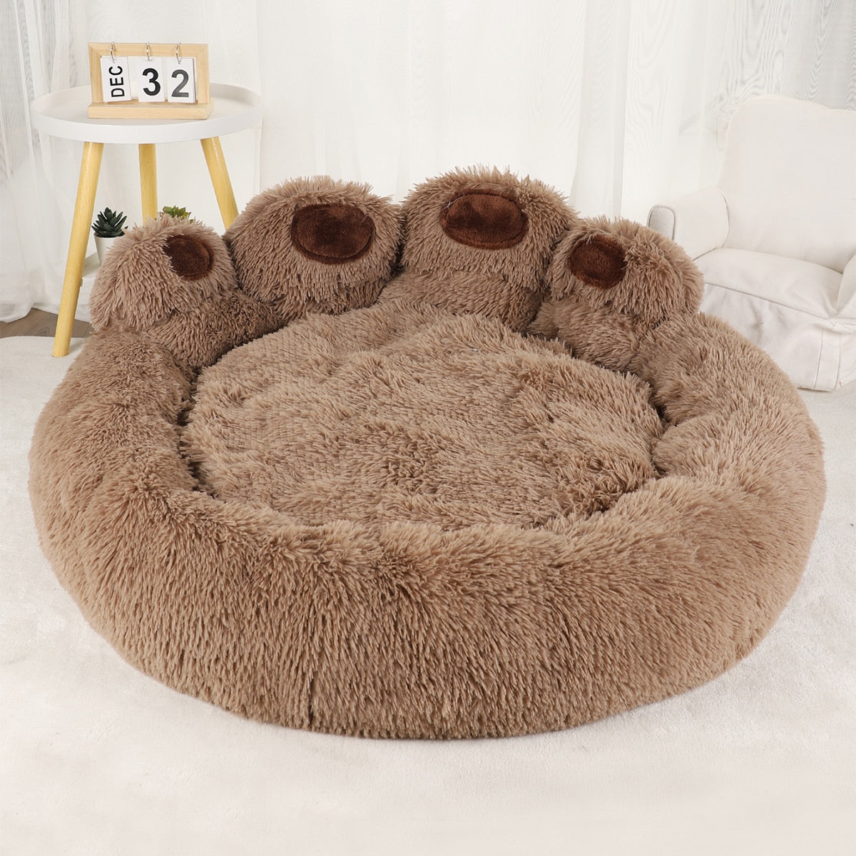 PamperedPups™ - #1 Top-Rated Anti-Anxiety Calming Donut Bed for Cats and Dogs
