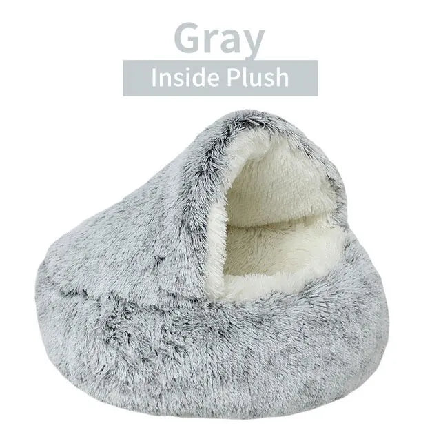 BurrowBuddy™ - #1 Best-Selling Plush Cave Bed For Cats and Small Dogs