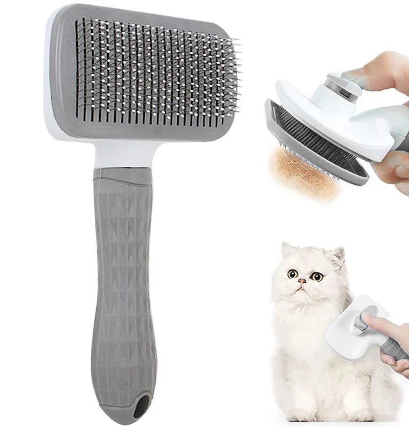 Easy Clean Dog and Cat Hair Grooming Brush