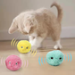 Interactive Smart Cat Toy with Electric Plush Ball and Catnip