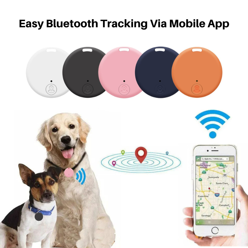 PamperedPups™ - Bluetooth Pet Tracker for Cats and Dogs