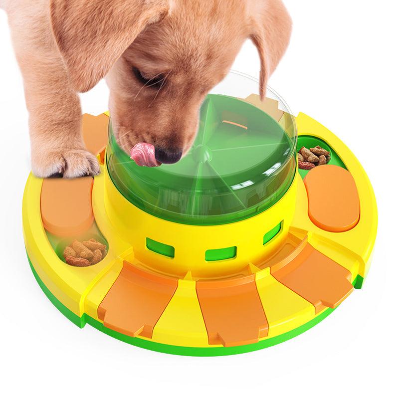 Interactive Dog Toy Slow Feed Puppy Training Puzzle Feeder Boredom Buster  Treat Dispenser 